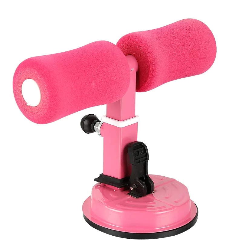 Стойка для сидения вспомогательное устройство для силовых упражнений Регулировка шестеренок домашняя фитнес-машина бодибилдинг оборудование для похудения - Цвет: Pink