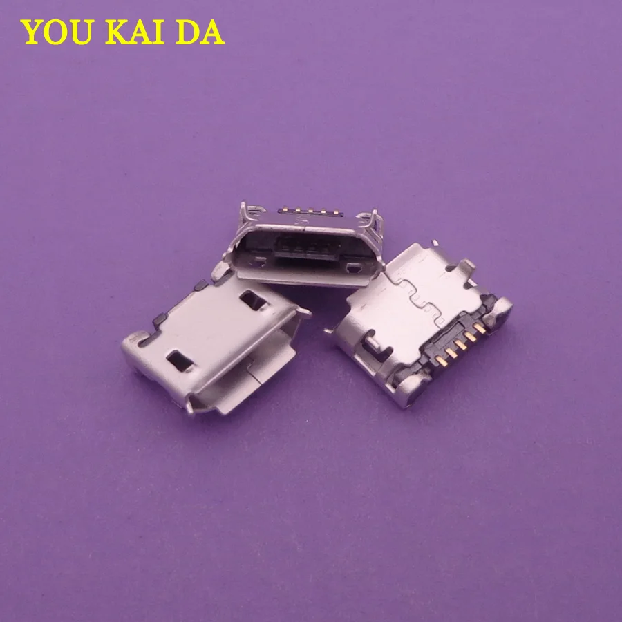 5 шт. для Fly DS104D DS106D DS107D DS115 DS123 DS124 E158 E185 контактный micro mini USB type B разъем