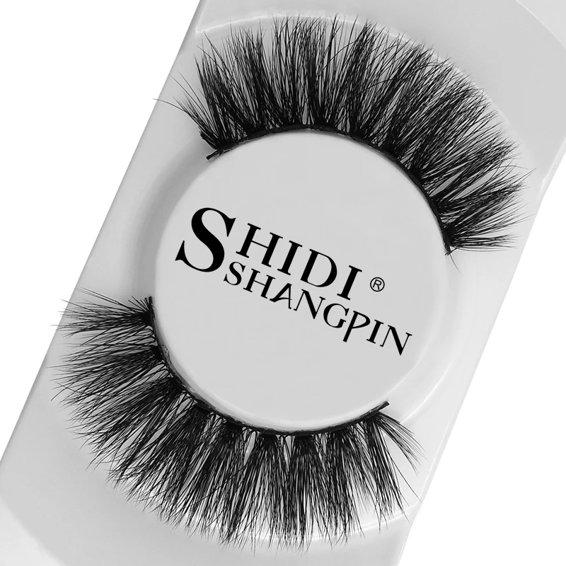

SHIDISHANGPIN 1 Pair False Eyelashes Fake Lashes Hand Made Natural Lashes Volume Eyelash Extension Mink Eyelashes For Makeup #21