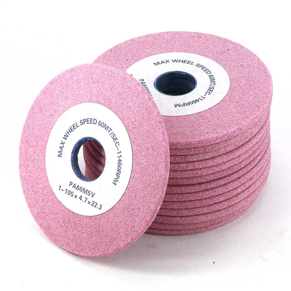 5 pieces quality PA grinding wheel for chain saw teeth sharpening abrasive stone Dia 145 105 thick 3.2 / 4.7 and 6.0 China stock