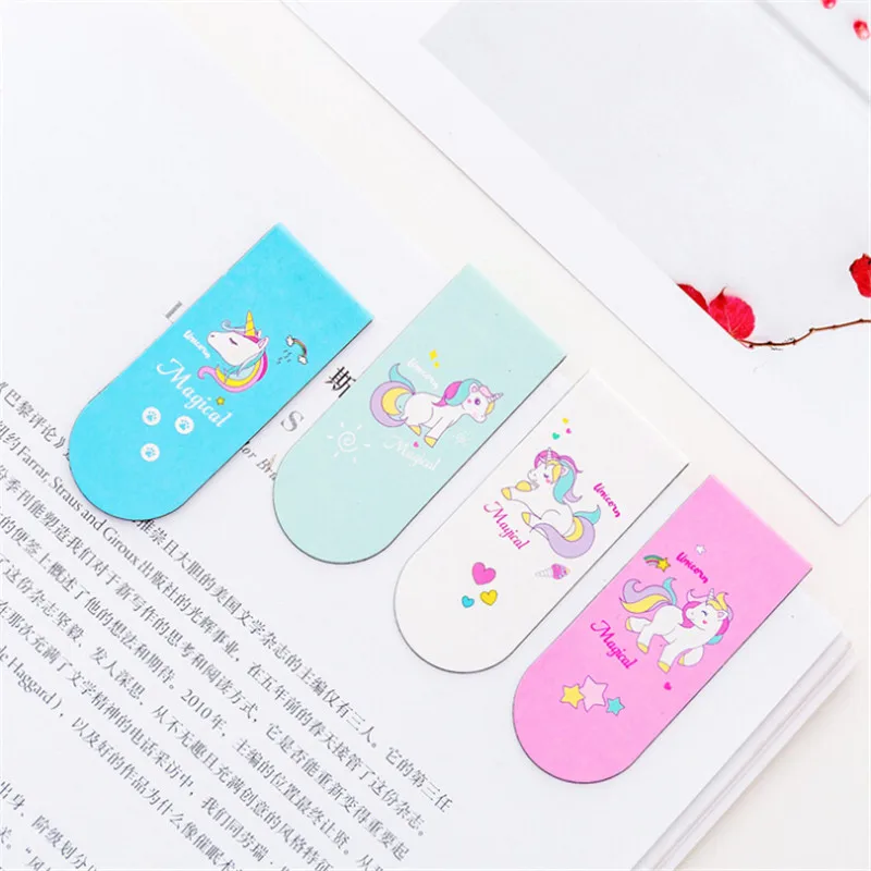 

Cute Cartoon Magnetic Bookmark Marker of Page School Office Supplies Student Stationery Kids Teacher Gift Book Markers