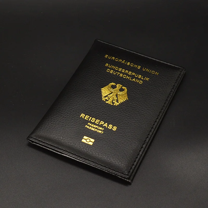 Germany Passport Cover Women Travel Wallet Passport Holder Pu Leather Case Passports Reisepass Deutschland protector