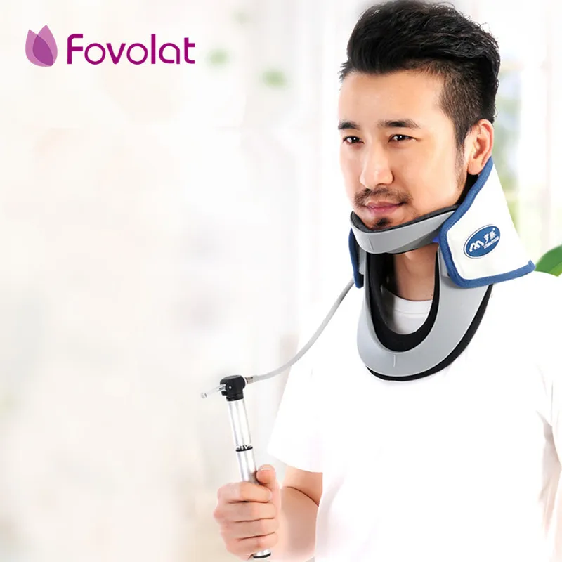 

Brand Neck traction device household stretched cervical traction inflatable cervical spondylosis cervical collar hanging neck