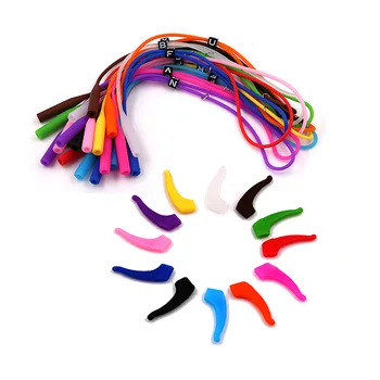 

COLOUR_MAX High Elastic Anti Slip Adjustable button High Elastic Anti Slip Silicone Sunglasses Glasses cords Eyeglasses chain