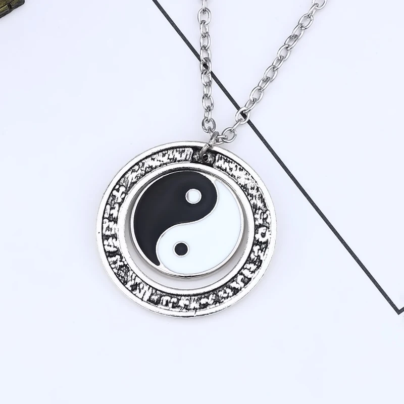 Best-Friends-Jewelry-Yin-Yang-Tai-Chi-Pendant-Necklaces-Love-Forever-In-My-Heart-Choker-Necklace (1)