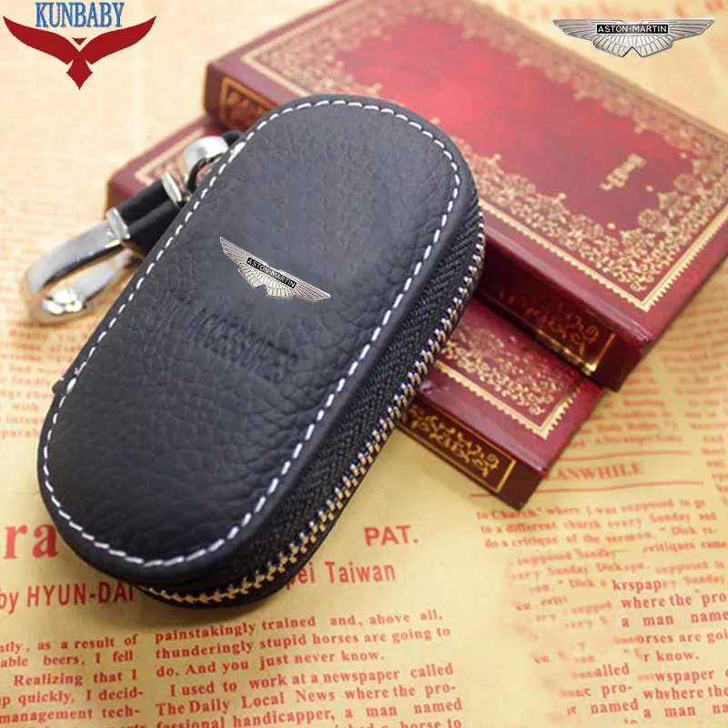 New Arrival font b Men s b font Genuine Leather Bag Car Key Case Cover font