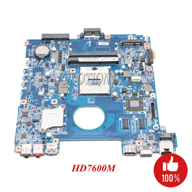 NOKOTION A1876092A DA0HK6MB6G0 MBX-268 ноутбука материнская плата для Sony Vaio SVE14 HD4000 HD7600M основная плата A1893196A A1893197A