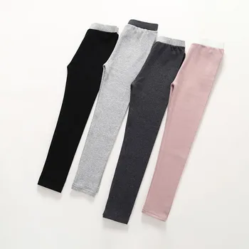 

Toddler Kids Skinny Black Pink Grey Pencil Girls Leggings Teenage Girl Pants School 2019 Spring Autumn Baby Children Trousers