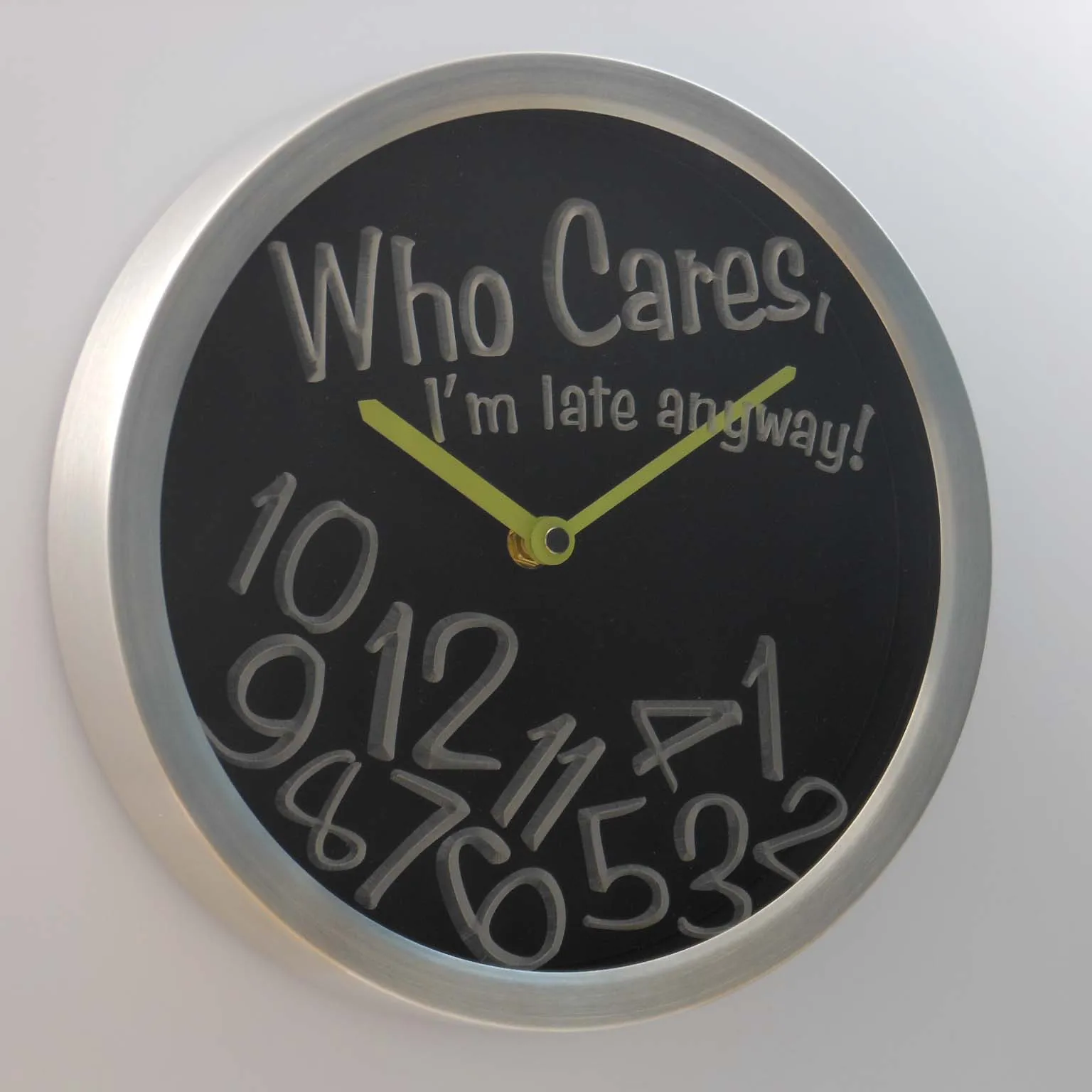 Nc0465 Who Care I'm Late в любом случае Бар Пиво подарок декор неоновый светодиодный