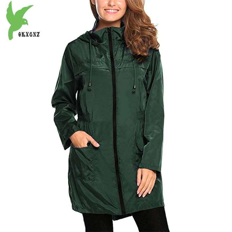 Trench Coat Impermeable A Capuche Pour Femme Impermeable Coupe Vent Plusieurs Couleurs Collection Printemps 2018 1952 Aliexpress