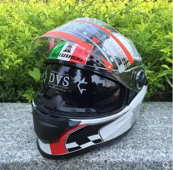 

Free Shipping MALUSHUN Motorcycle Helmet Lens Double Lens Full Helmets Men and women Full Cover Four Seasons Universal Helmet