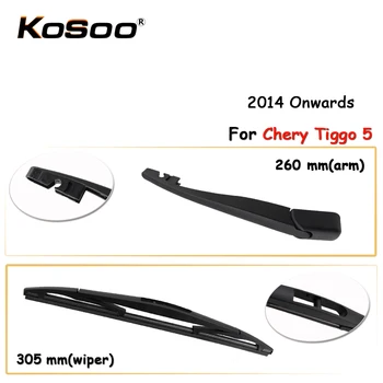 

KOSOO Auto Rear Car Wiper Blade For Chery Tiggo 5,305mm (2014-) Rear Window Windshield Wiper Blades Arm,Car Accessories Styling