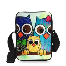 New Cartoon Owl Bag Mini Messenger Bags for Women Crossbody Sling Bags Bolsos Mujer Small Shoulder Bag Kids Handbags Multicolor