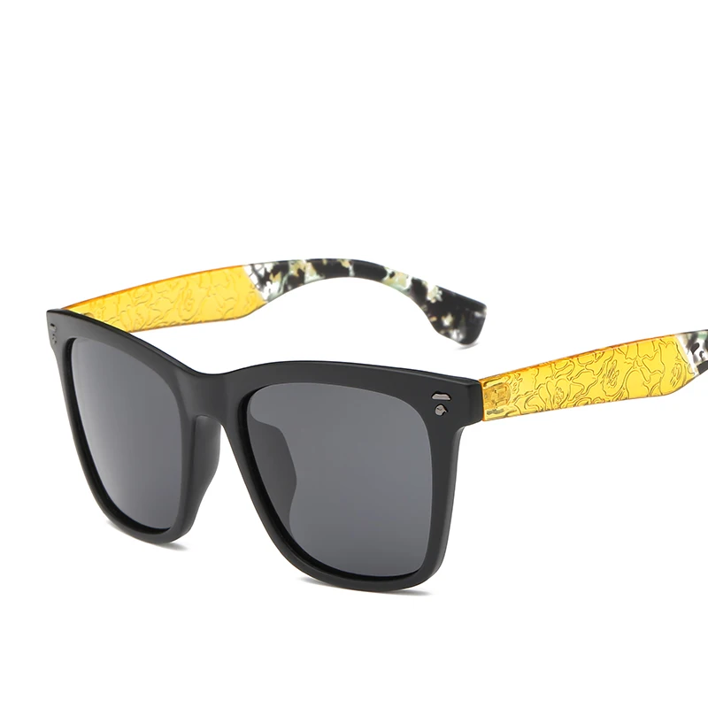 Настоящие поляризованные винтажные женские солнцезащитные очки зеркальные линзы дизайнерские брендовые оригинальные Ретро Квадратные Солнцезащитные очки по рецепту солнцезащитные очки 8667