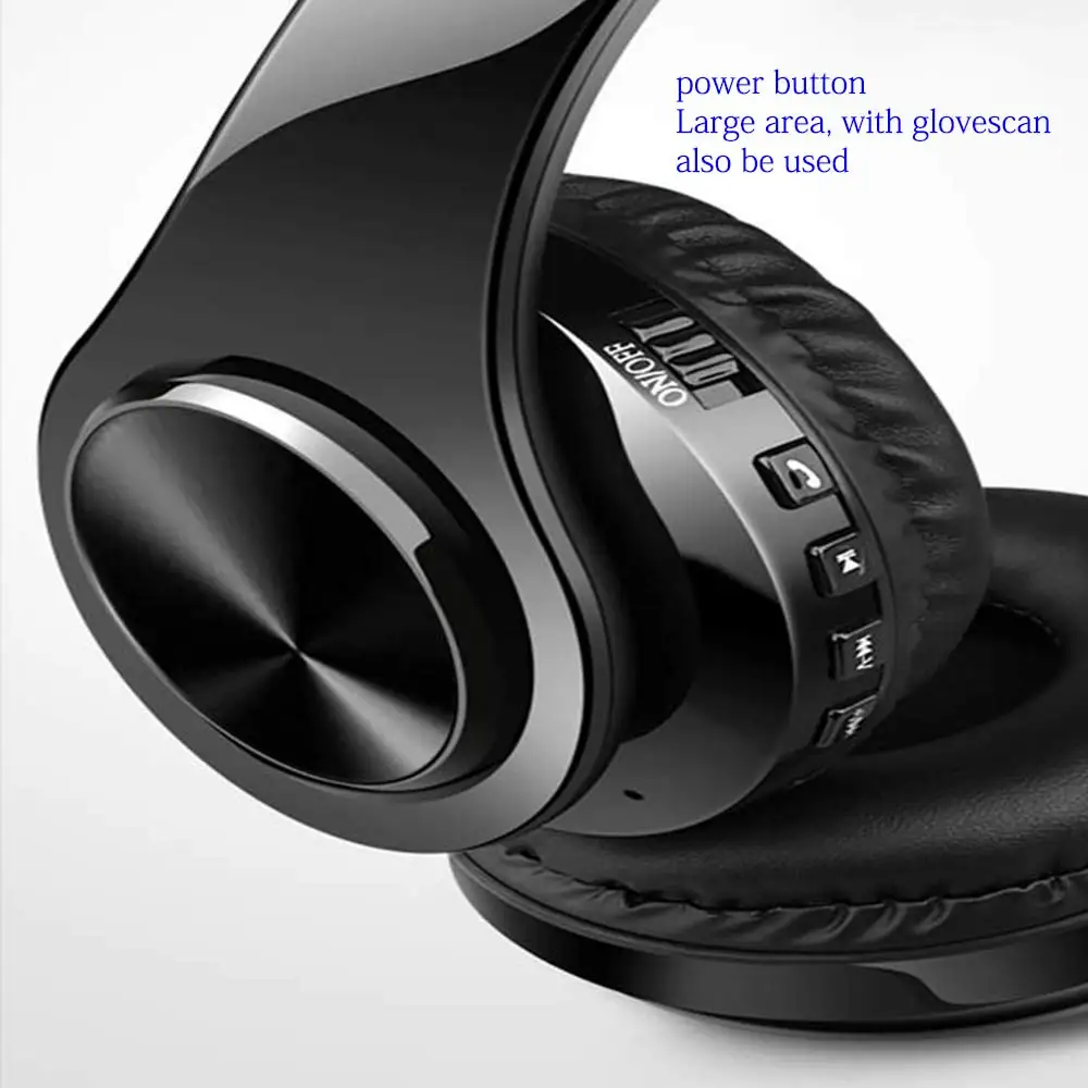 Регулируемый Складная гарнитура с Bluetooth стерео беспроводной Игровые наушники