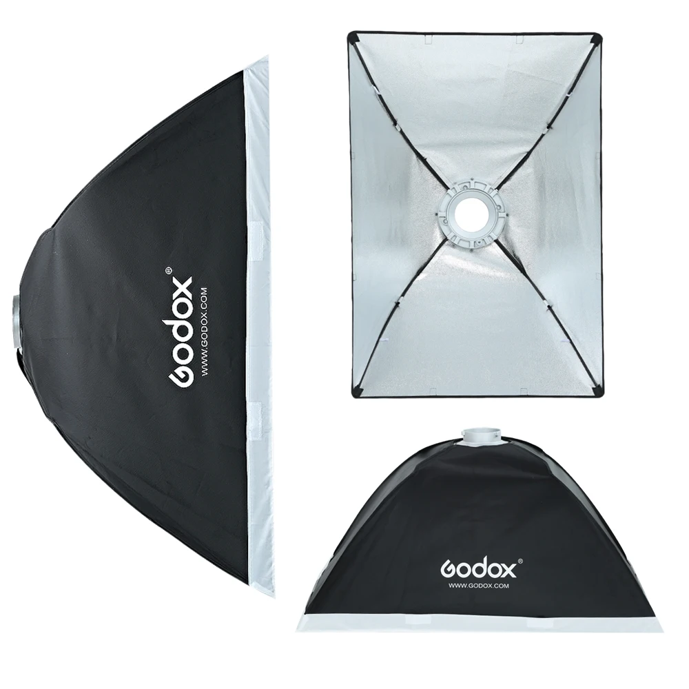 Godox Studio Flash Accessories Rectangular  SoftBox Bowen Mount BW-70100cm (5)