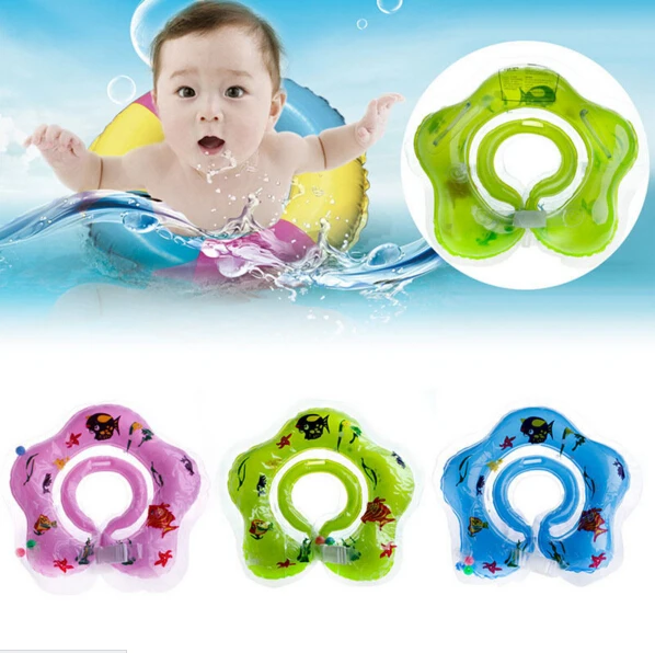 

1PCS Newborn Baby Kids Infant Swimming Protector Neck Float Ring Safety Life Buoy Life Saver Neck Collar Swiming Inflatable Tube