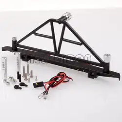 Новый ENRON AX-2000 (1-2) CNC RC 1/10 AXIAL SCX10 гусеничный металлический передний/задний бампер запасное устройство для крепления запасного колеса