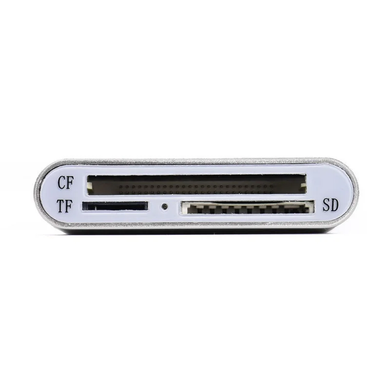 Алюминиевый Multi-in-1 USB 3,0 CF/SD/TF Micro SD/SDMD/MMC устройство чтения карт памяти с 3 слотами для карт