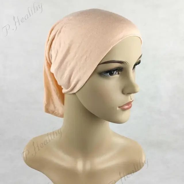 Aliexpress.com : Buy Cover Inner Muslim jersey Hijab Cap Islamic Head ...