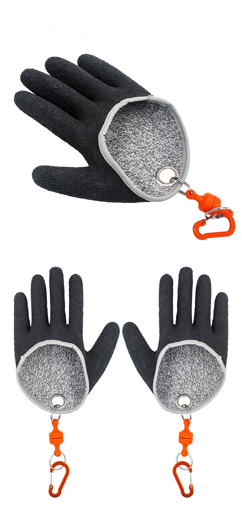 Высококачественные Защитные перчатки для ловли рыбы, противоскользящие перчатки для рыбалки, износостойкие перчатки для переноски