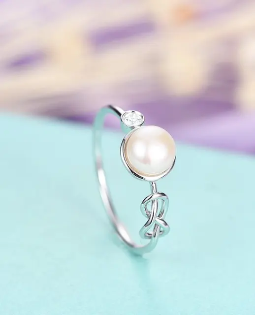 Wholesale China Product Myray Pearl Wedding Ring Engagement Rings
