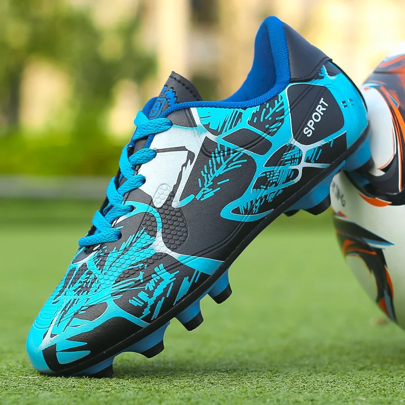 

Kids Football Shoes Children Sport Tiempo Legend Tf/Fg Soccer Boots Adult Men Boy Hard Court Trainers Wearable Sneakers