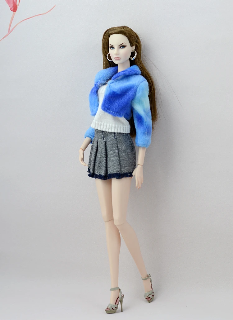 Топ+ юбка/комплект, летняя одежда, костюм, одежда, одежда для 1/6 года, Kurhn Barbie Xinyi FR Кукла, детская игрушка, подарок для девочек