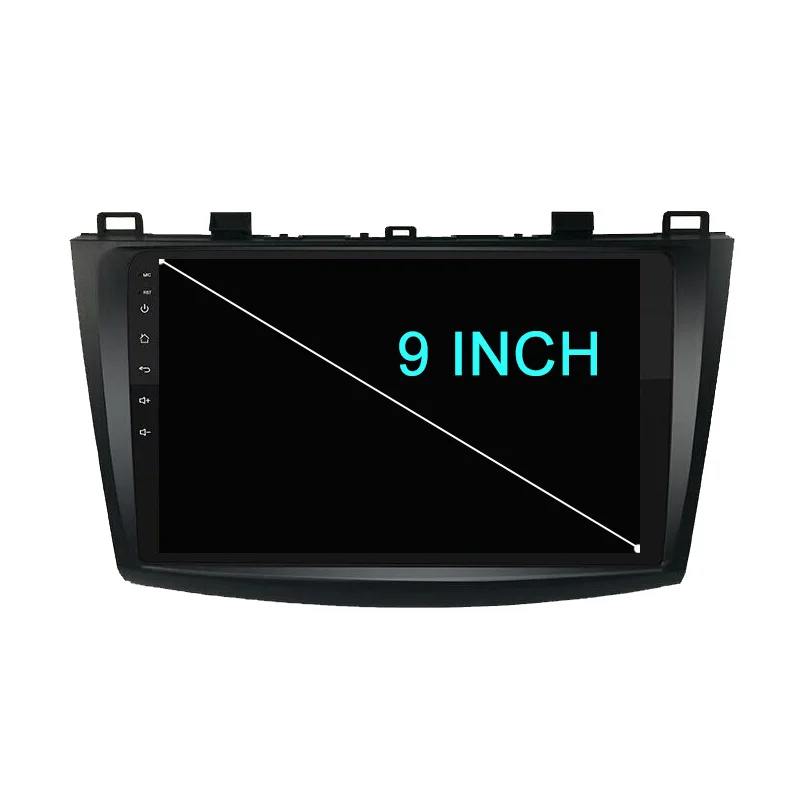 Cheap Funrover 9" 2 din car dvd radio recorder multimedia for MAZDA 3 mazda3 2010-2013 android 8.0 wifi gps stereo navi headunit video 1