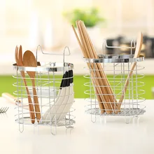 Творческий контейнер для палочек для еды стойки бытовой висит слив Chopstick коробка для хранения полка для столовых приборов дома кухня металла хранения организовать
