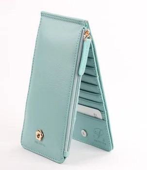

by dhl or ems 20pcs Women Wallet Long Purse Multi Cards Korean Style Multi-functional Thin Standard Walle
