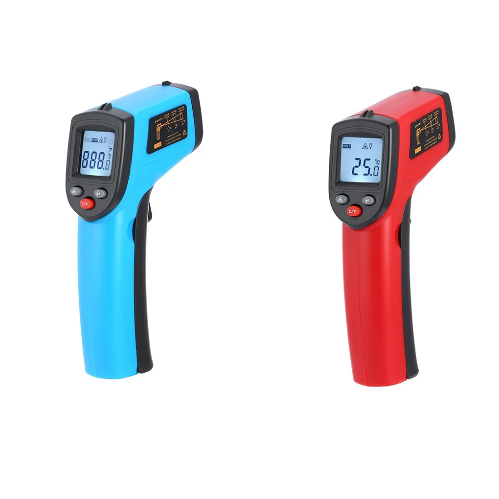 Digital Infrared Thermometer Non-Contact Temperature Meter Pyrometer IR Laser Point Gun-50~380 Celsius