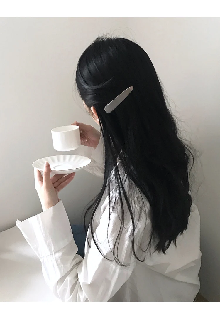 AOMU в Корейском стиле Винтаж плоские металлические заколки для Для женщин украшения для волос Элегантные Заколки для волос 6 шт аксессуары для парикмахера