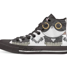 Purrrisher Повседневная Высокая холщовая Обувь Кеды легкие ботинки для ходьбы