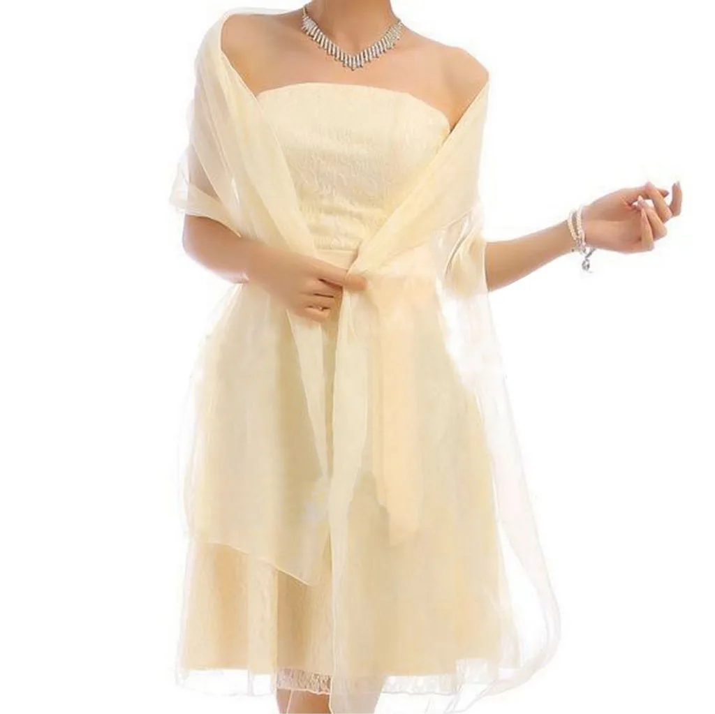 Fashion New Lady Women Long Soft Wrap Lady Shawl Silk Chiffon Scarf Scarves for weddings bridal bridesmaids wear evening wear