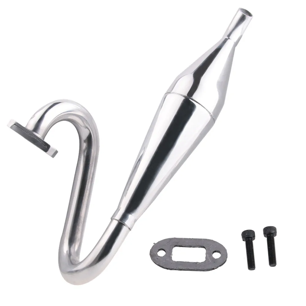 Aluminum Exhaust Joint Tubing Exhaust Pipe for RC Cars 1/5 HSP 94050