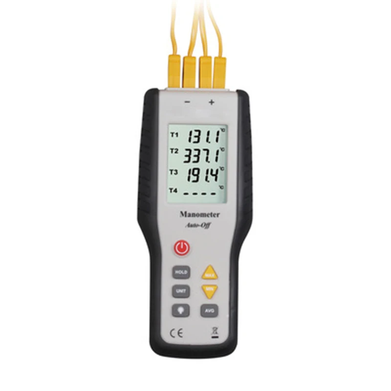 Портативный цифровой промышленная термопара Термометр Тестер высокоточный K Тип термопары инструмент измерения температуры