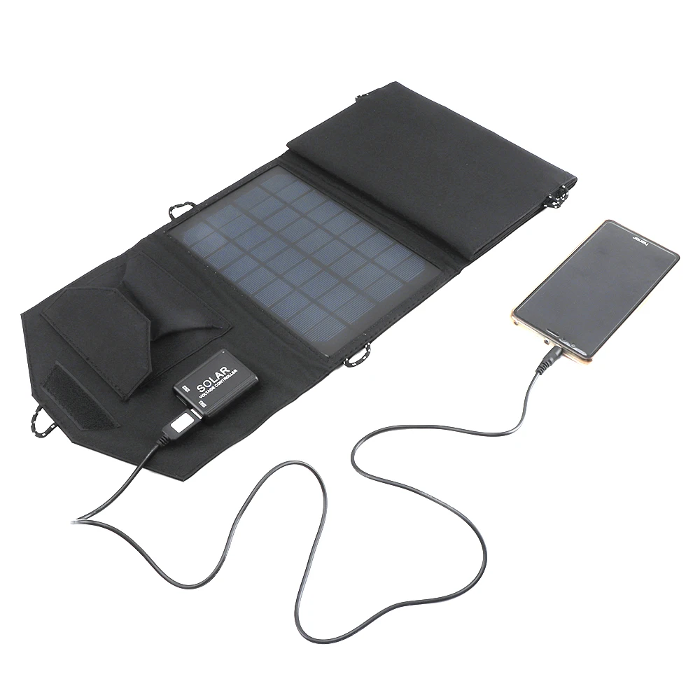 

Brand 5V 10.5/14/21W Portable Outdoor Battery Power Bank Folding Solar Charging Bag For Cell phone Camouflage For Outdoor