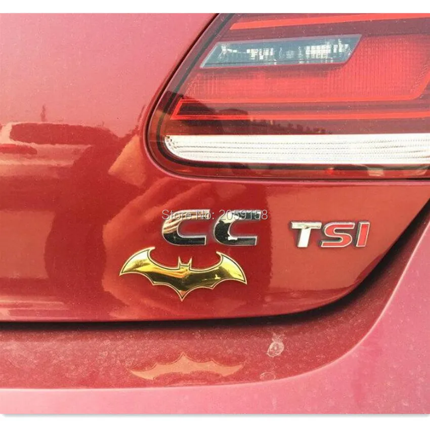 

Car Bat 3D Chrome Metal Motorcycle Logo Sticker for suzuki vitara alto subaru toyota kia rio mitsubishi outlander volkswagen