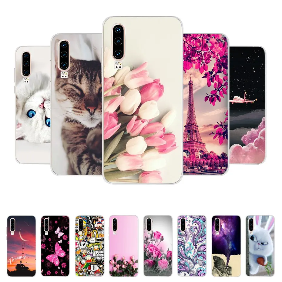 

For Huawei P30 Case Huawei P30 Lite Case Soft TPU Silicone Cover For Huawei P30 Lite P30 Pro P30Lite P30Pro P 30 Back Phone Case