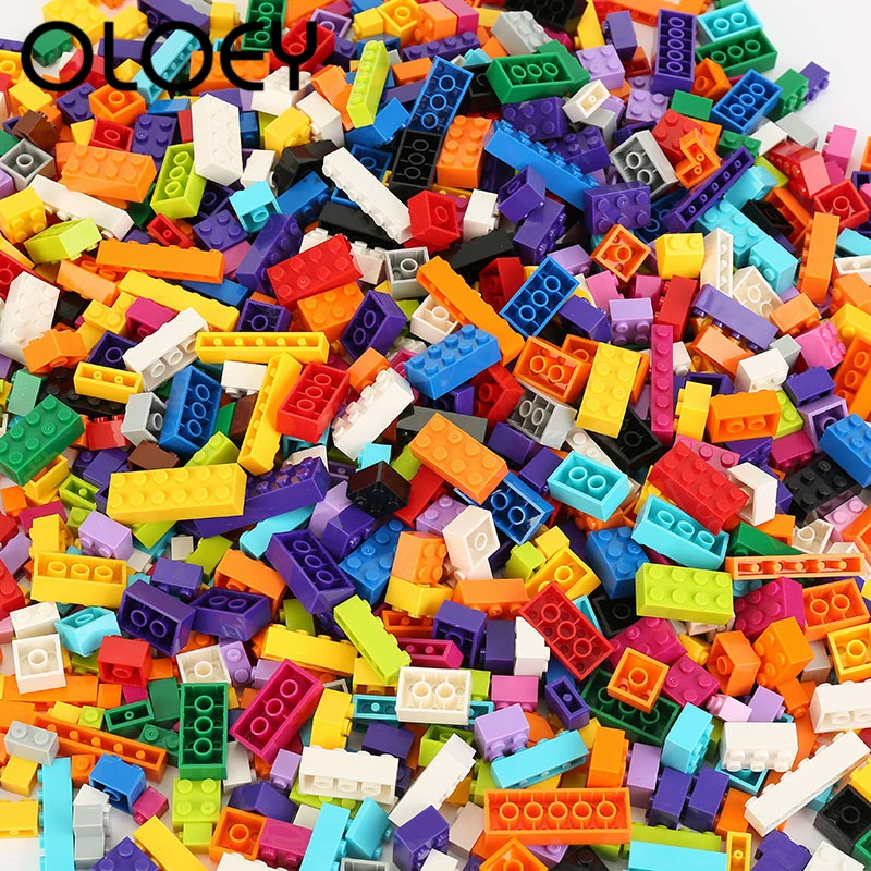 

250 Pcs/lot of Small Particles Building Blocks Children Early Education Puzzle DIY Creative Bulk Fight To Insert Building Blocks