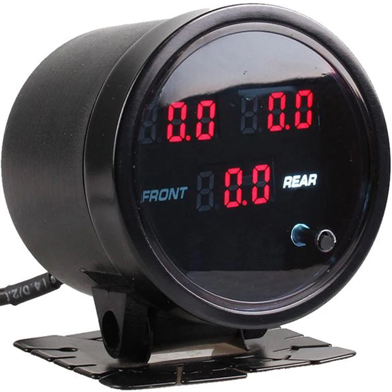 US $100.00 60mm Digital Air Pressure Gauge High Accuracy Barometers Monitoring Tools Tester For Car Motorcycle Bicycle 5pcs 18npt Sensors