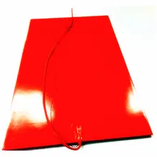 12VDC 500*800*1.5 мм тепла площадку для 3d принтер Гибкая силиконовая резина подогреватель 600 Вт клей 1 сбоку 100 К термистор 1000 мм привести