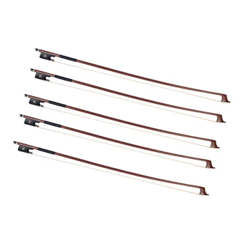 

Tooyful Finest Brazilwood 1/8 Size Cello Bows for Students Kids, Pack of 5