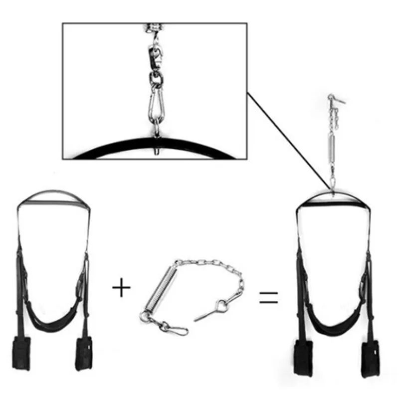 Sex Furniture Multipurpose Swing Bracket Sex Swing Sling Metal Frame Hammock Shelf Adult Game Toys for Women E5-3-1