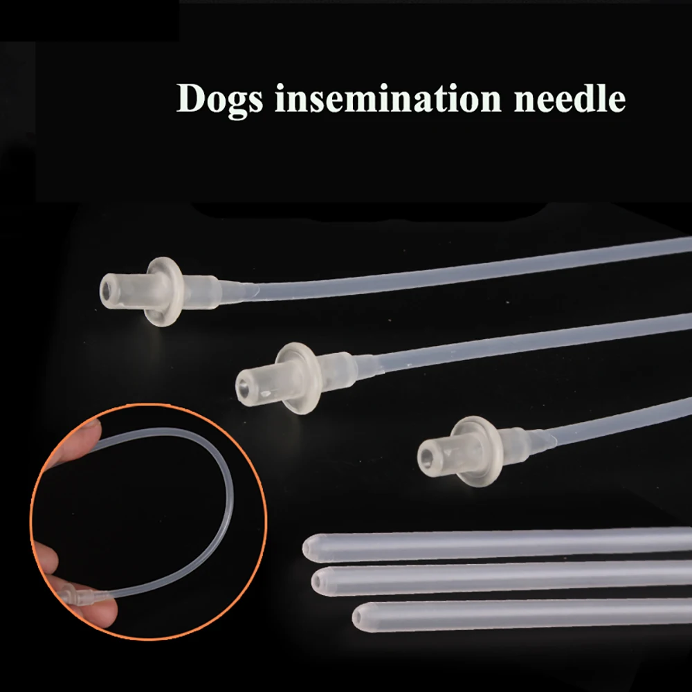 Disposable Artificial Insemination Tube 10PCS Disposable Pet Canine Artificial Insemination Pipe Plastic Dog Sheep Pipes Sperm Semen Breeding Mating Duct Catheter Tube