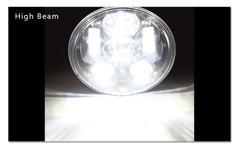 New Motos Accessories 5.75 headlight motorcycle 5 34 led headlight for Harley 5-34 Motorcycle Black Projector Daymaker (5)