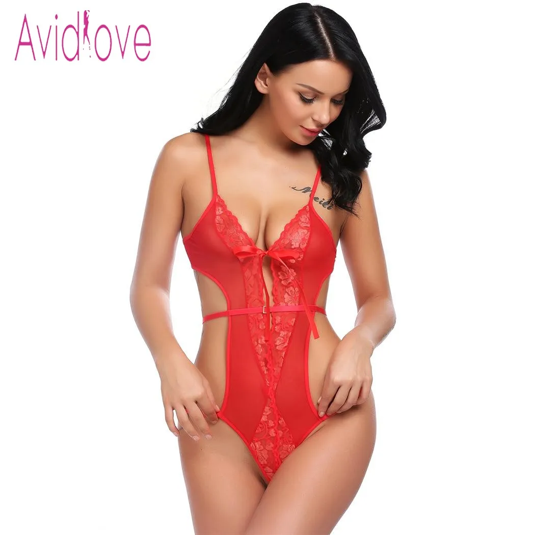 Avidlove сексуальное кружевное белье эротическое ночное женские Лоскутные Тедди