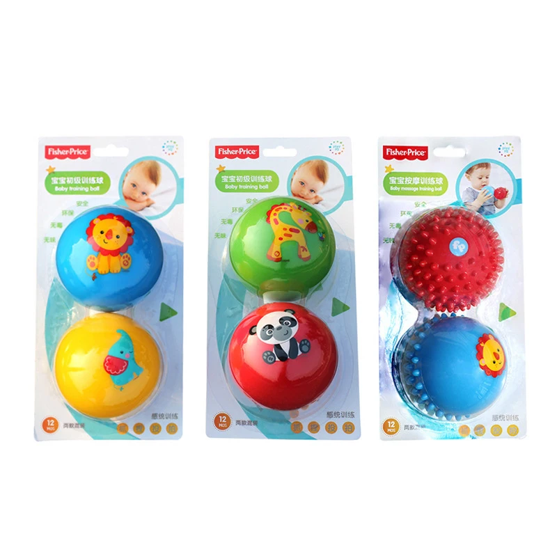 CCINEE 2Pcs Set 7 5cm Baby Ball Toys Souding Colorful Child touch hand ball toy baby