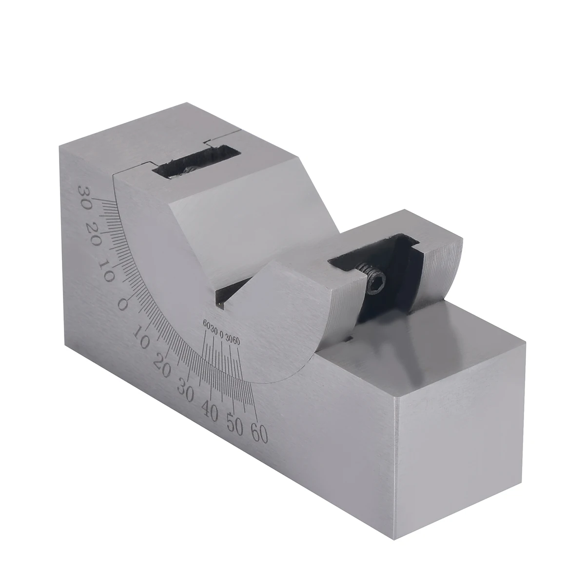 New Precision Gauge Micro Adjustable Angle V Block Milling Setup 0 -60 Degree with Wrench Measuring Tools For Carpenter